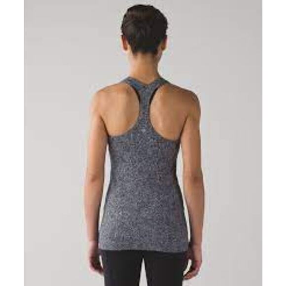 Lululemon Cool Racerback II Wee Are From Space Deep Coal Battleship Size 4/6 - Picture 1 of 7